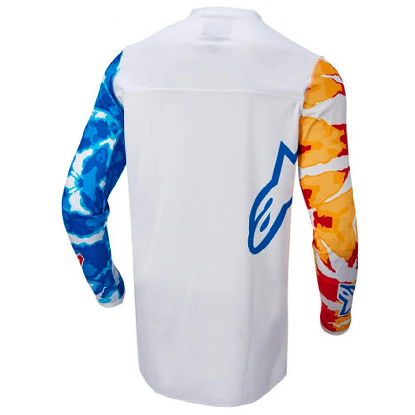 CAMISETA ALPINESTARS RACER SQUAD 22 AZUL / ROJO / AMARILLO