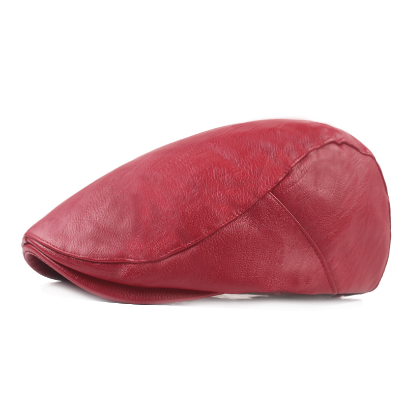 Leather Vintage Beret