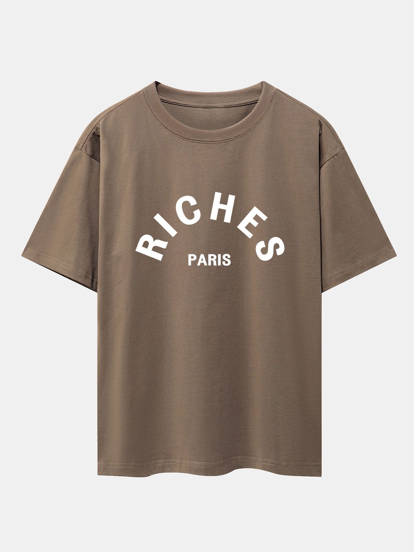 Riches Paris Print Oversize T-Shirt